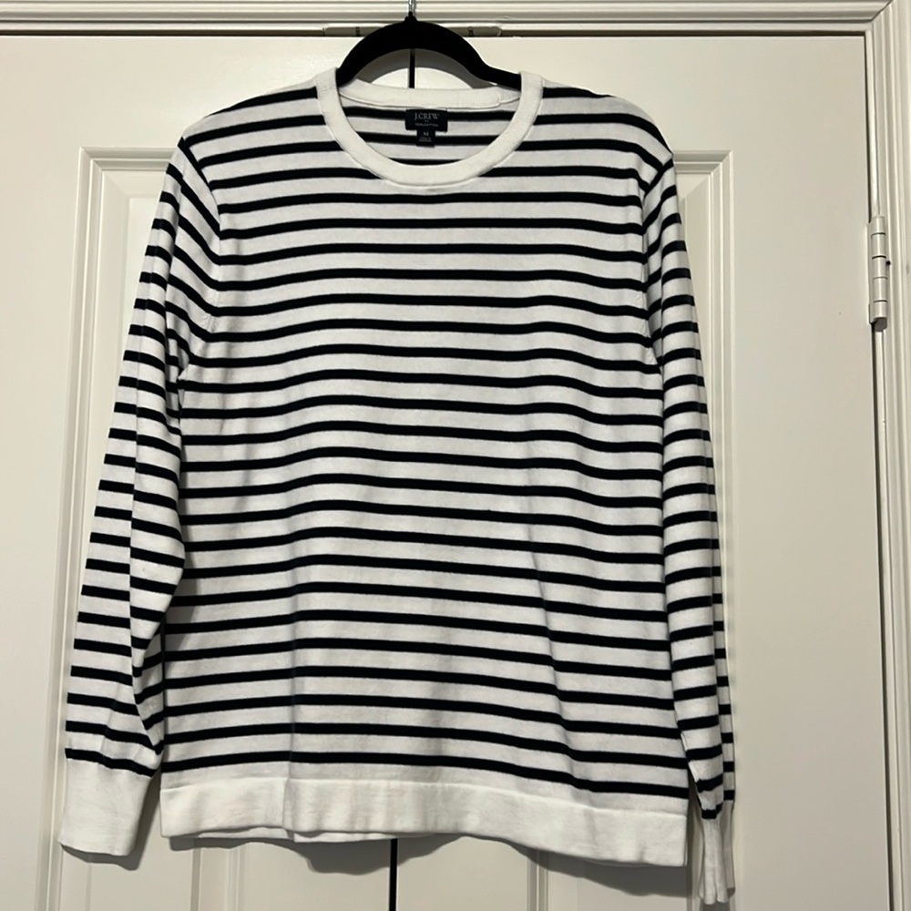 J Crew cotton spring sweater